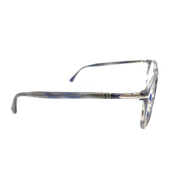 Persol 3213-V 1083 Smoke Gray Blue Eyeglasses Frames 55-18 145 Italy Designer - Picture 4 of 12